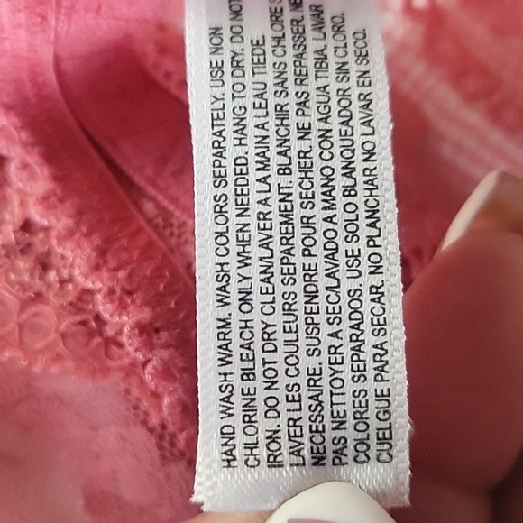 b. tempted Coral Lace Bralette, Size: XL, NWT - Picture 7 of 7